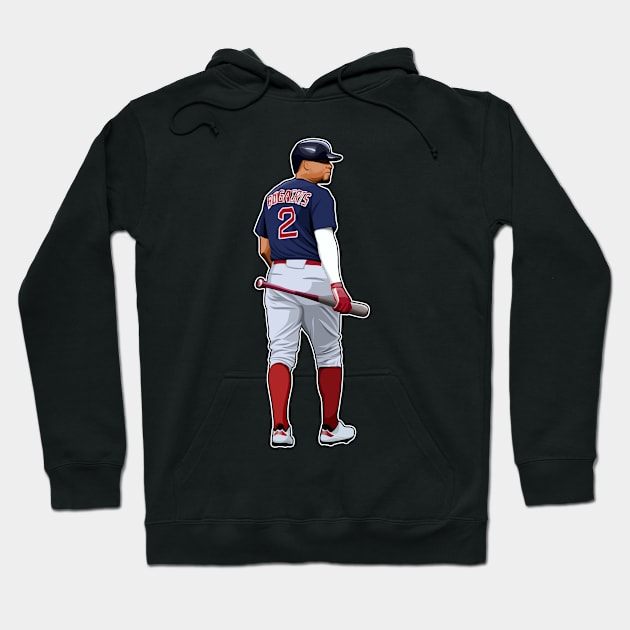 Xander Bogaerts #2 Walks Back Hoodie by GuardWall17